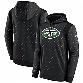 Men's New York Jets Nike Charcoal 2021 NFL Crucial Catch Therma Pullover Hoodie,baseball caps,new era cap wholesale,wholesale hats